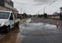 Rompimento de rede deixa bairro sem água nesta sexta em Canoas