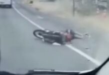 Motociclista fica ferido após acidente com carro em Canoas