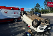 Duas pessoas feridas em acidente na BR-116