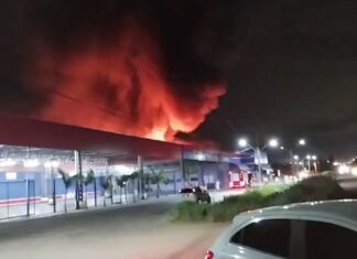 incêndio supermercado Guaíba