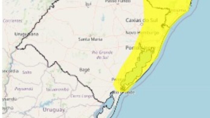 Alerta do Inmet: chuva intensa pode transtornos