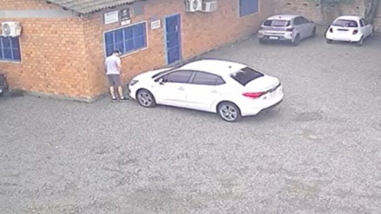 Veja vídeo de motorista que matou motociclista em Canoas levando carro para arrumar