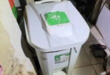 cesto de roupas sujas