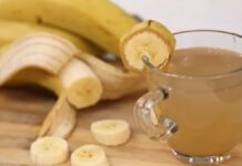 Chá de banana para emagrecer