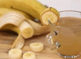 Chá de banana para emagrecer