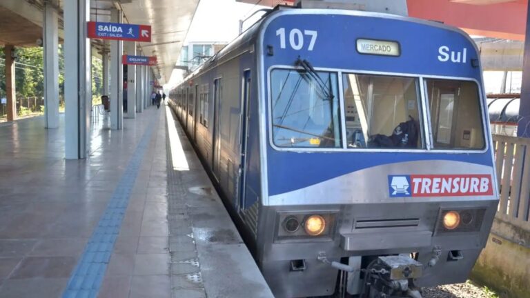 Funcionamento dos trens da Trensurb