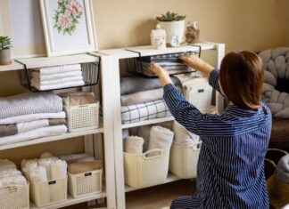 Fazendoa a organização da sua casa