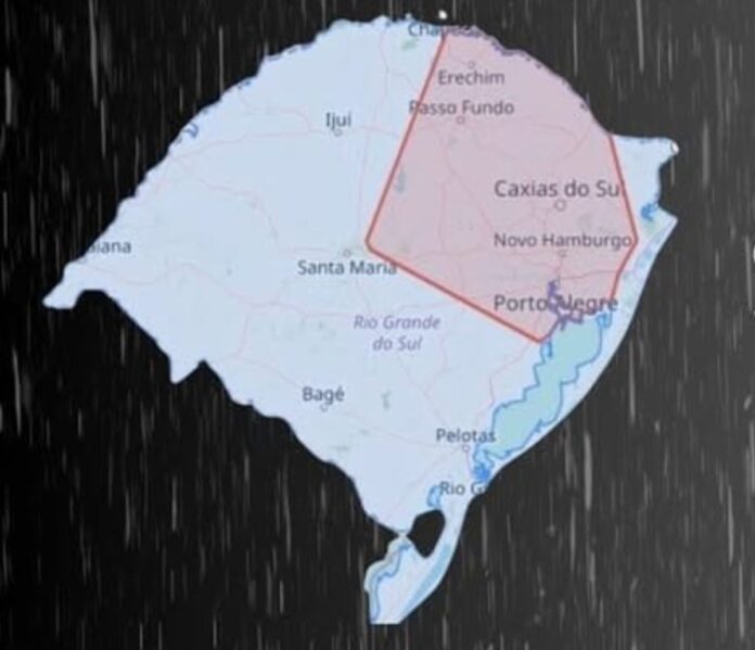 defesa civil emite alerta de temporal