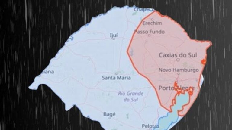 A Defesa Civil emitiu na tarde desta segunda-feira (17), um alerta para chuva forte, ventos intensos e raios em diversas regiões do Rio Grande do Sul.