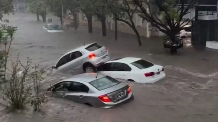 fortes chuvas na argentina Bahía Blanca