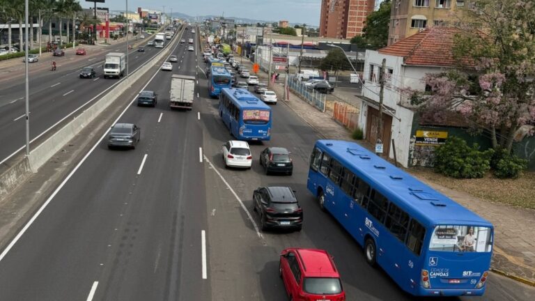BR-116: obras causam bloqueios em Canoas