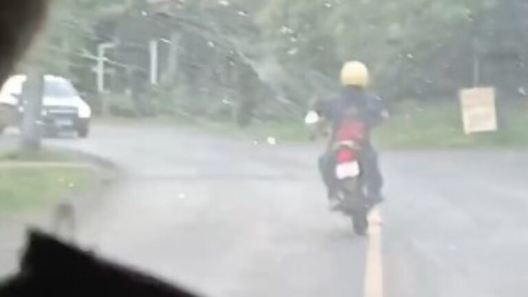 BR-116: após perseguição, motociclista é preso pela PRF