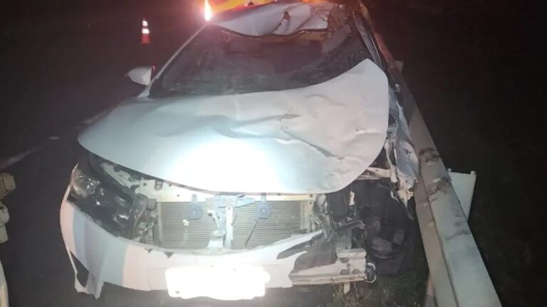 BR-386: Três pessoas ficam feridas após serem atropeladas por carro