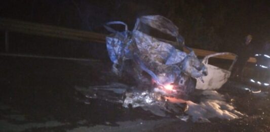 BR-386: motorista morre após caminhonete explodir em colisão com carreta
