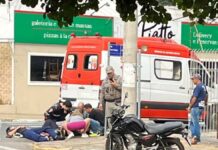 Motociclista fica ferido após colisão com carro em Canoas