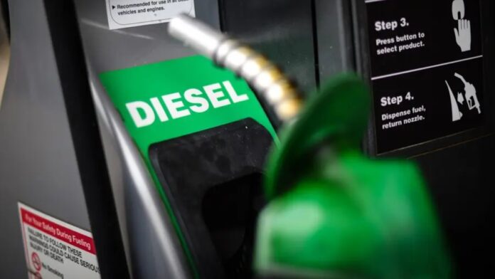 redução do diesel