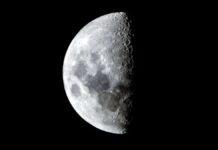 fase da lua hoje crescente