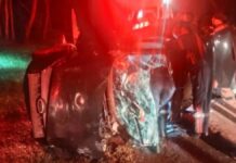 Motorista morre após colisão com outro carro em fuga
