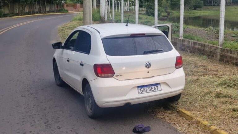 Brigada Militar prende criminoso com carro roubado após perseguição em Nova Santa Rita