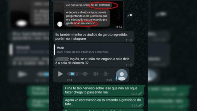 Alunas revelam assédio e toques