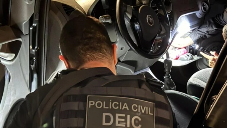 operação contra assaltantes feita pela Polícia Civil