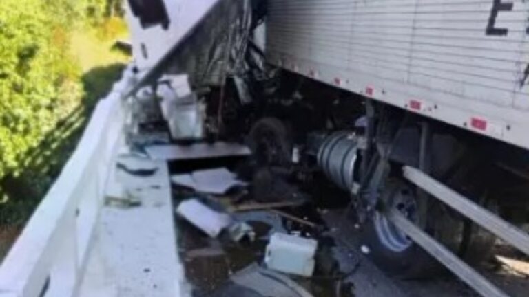 caminhoneiro morre ferragens