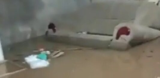 Água invade casas após forte chuva no Rio Grande do Sul
