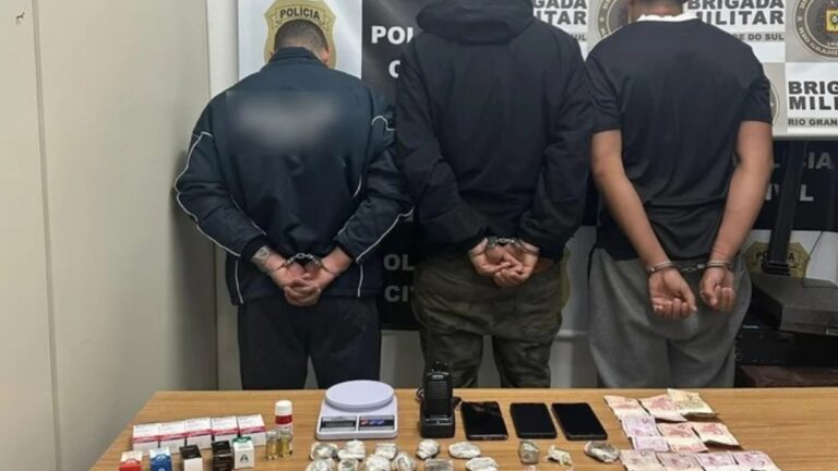 criminosos presos drogas