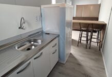 casa temporária para vítimas da enchente em Canoas