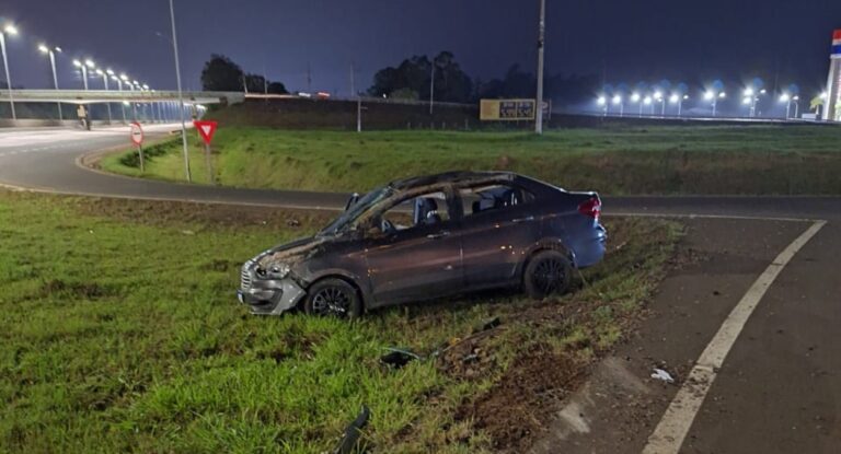 Com o apoio do helicóptero, Brigada Militar prende ladrões de carro em Canoas