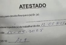 atestado vendido por médico em Canoas