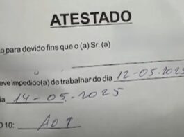 atestado vendido por médico em Canoas