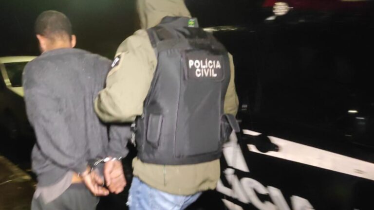 criminoso preso pela Polícia Civil em Canoas