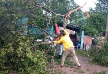 Temporal provoca estragos em Nova Santa Rita