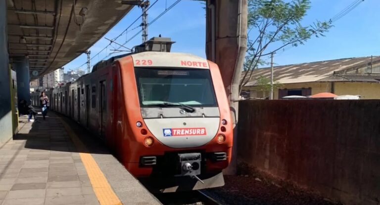 Funcionamento da Trensurb hoje