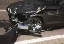 Motorista de BMW foge após matar motociclista em acidente de trânsito