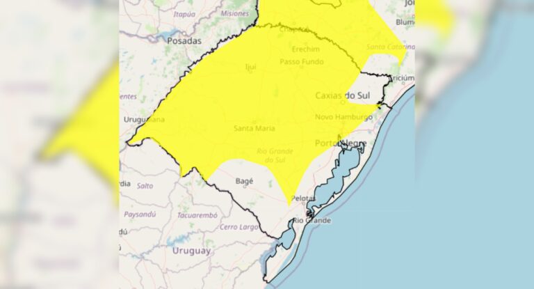 ALERTA: Inmet emite aviso de frio intenso no Rio Grande do Sul