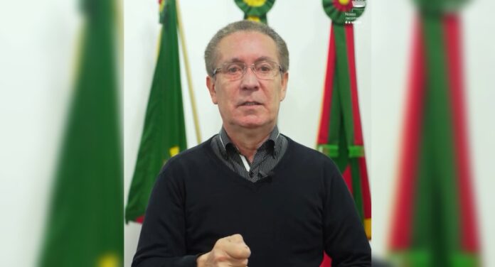 Prefeito de Canoas, Airton Souza, desmente um alerta de evacuação que circula pelas redes sociais