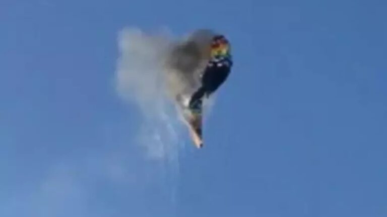 balão cai Praia Grande