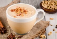 chá anti-inflamatório de amendoim