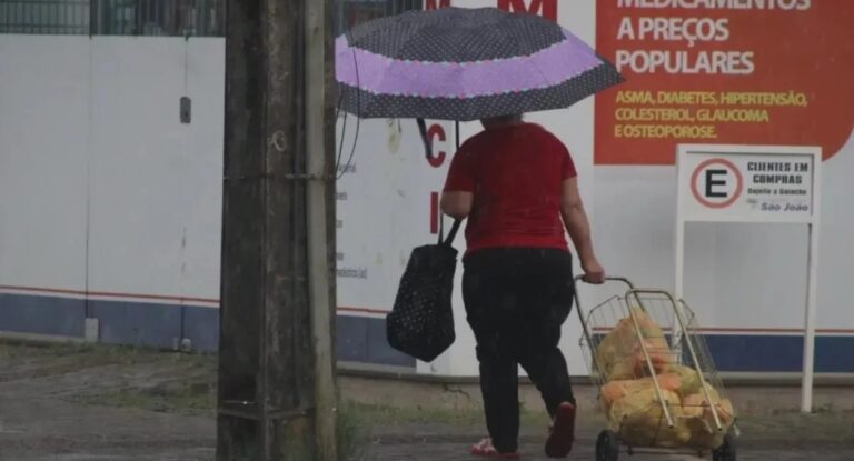 Chuva volta ao Sul do Brasil e previsão indica risco de alagamentos