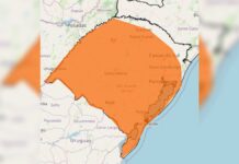 Inmet emite alerta de chuva forte para o Rio Grande do Sul