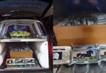 PRF encontra cocaína em caixão e prende motorista de carro funerário