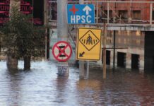 Foto da enchente no Rio Grande do Sul que aconteceu em maio de 2024