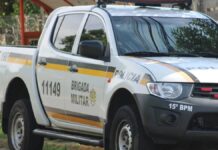 Brigada Militar homem baleado Canoas