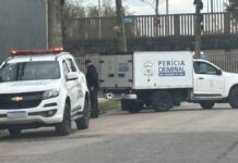 Na foto, homem é encontrado morto em Canoas