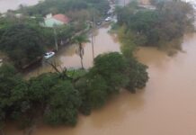 Rio dos Sinos entra em alerta de inundação