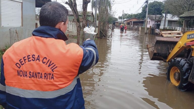nova santa rita evacuação
