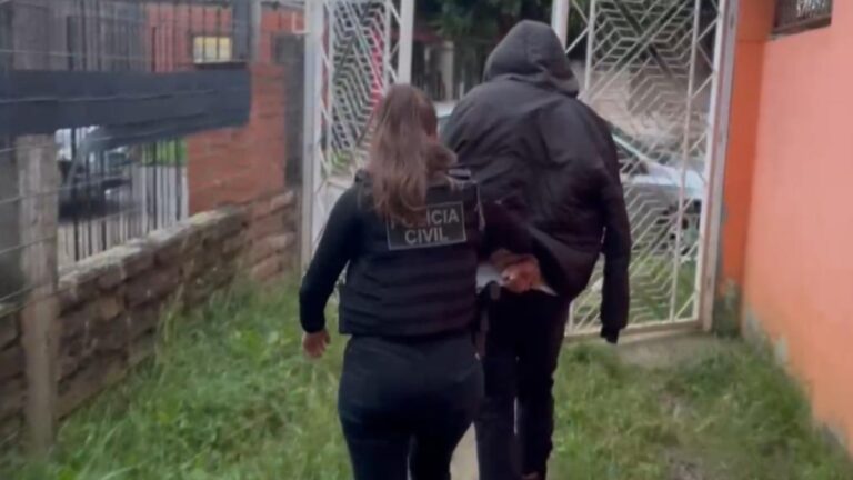 padrasto preso pela Polícia Civil em Canoas