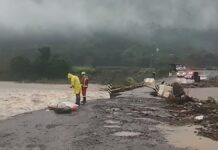 Duas pessoas morrem após parte de ponte ceder na BR-116